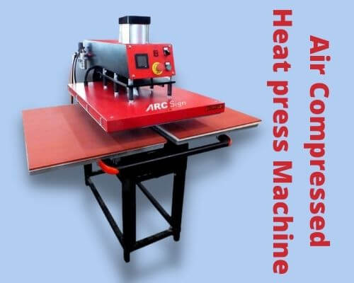 Air Compressed Heat Press Machine