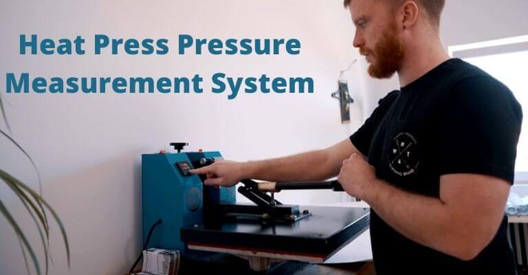 Heat press pressure measurement system