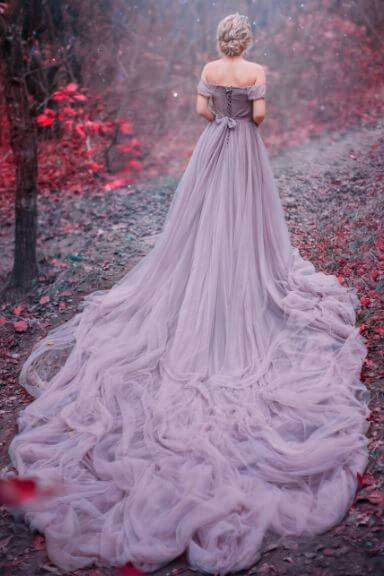 Princess silhouette dress