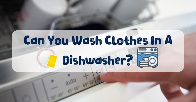 Can You Wash Clothes In A Dishwasher?